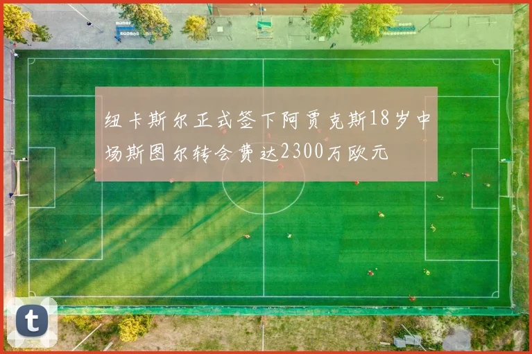 纽卡斯尔正式签下阿贾克斯18岁中场斯图尔转会费达2300万欧元